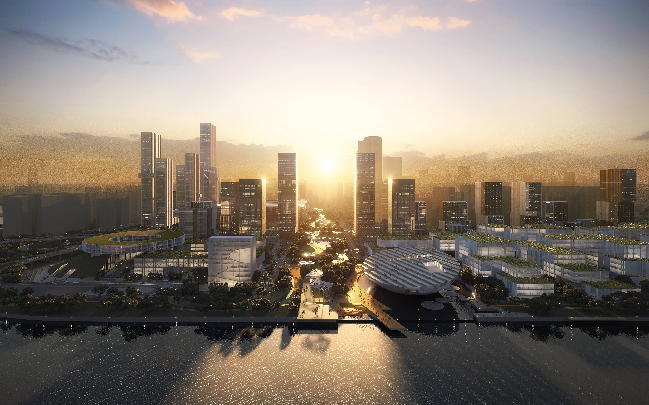 深港科技创新合作深圳园区皇岗口岸片区城市设计---获奖-深圳市立方